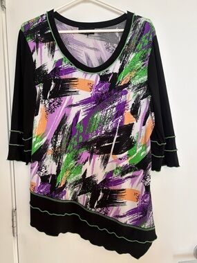 Flattering Asymmetrical Women's Top size XL